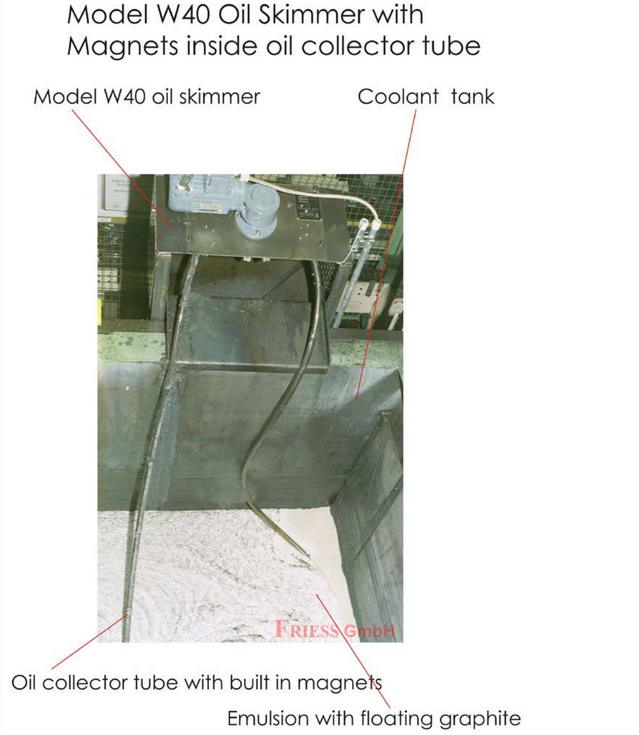 w40 Oil Skimmer for coolant