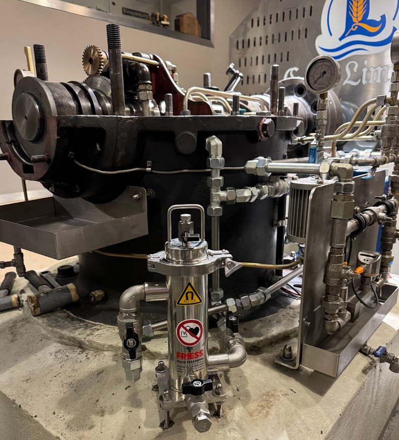 Filtre magnétique FRIESS pour retenir l’usure métallique magnétique dans la transmission